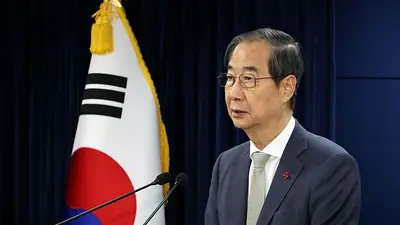 El Parlamento de Corea del Sur vota por mayoría la destitución del presidente en funciones Han El Parlamento de Corea del Sur vota por mayoría la destitución del presidente en funciones Han