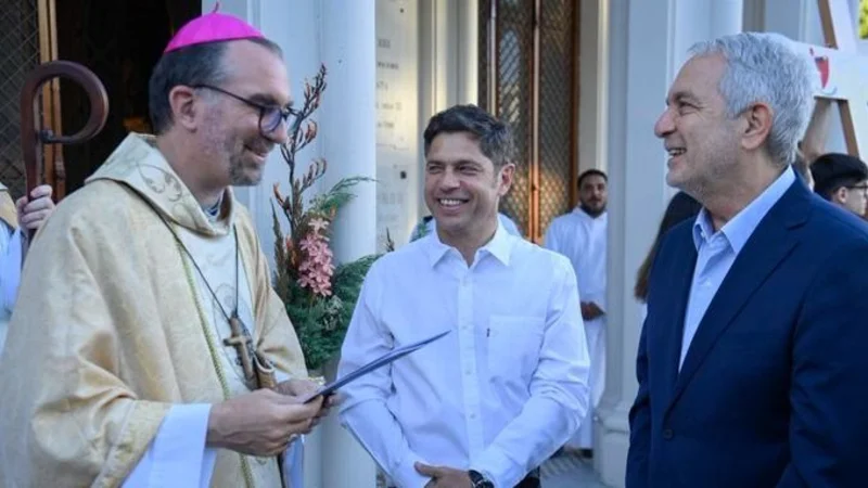 Axel Kicillof, Gustavo Carrara y Julio Alak