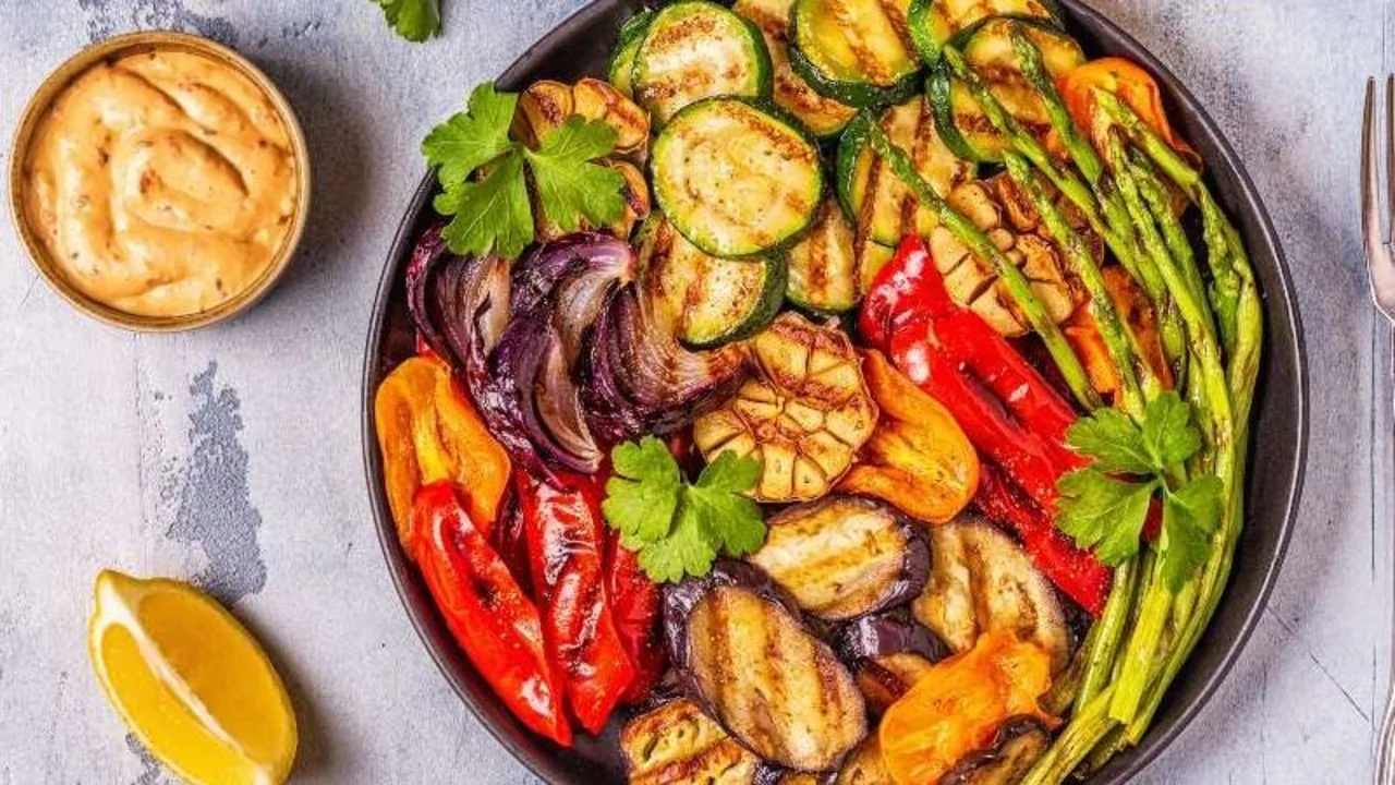 vegetales asados.
