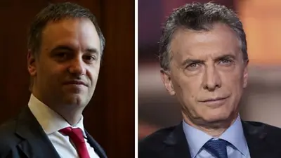 Manuel Adorni y Mauricio Macri Manuel Adorni y Mauricio Macri