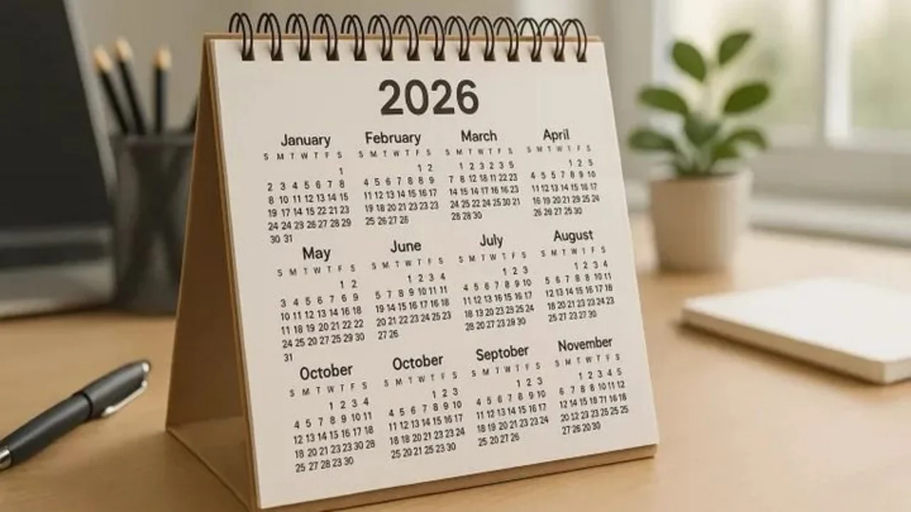 Calendario de 2026.