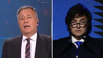Rolando Graña y Javier Milei Rolando Graña y Javier Milei