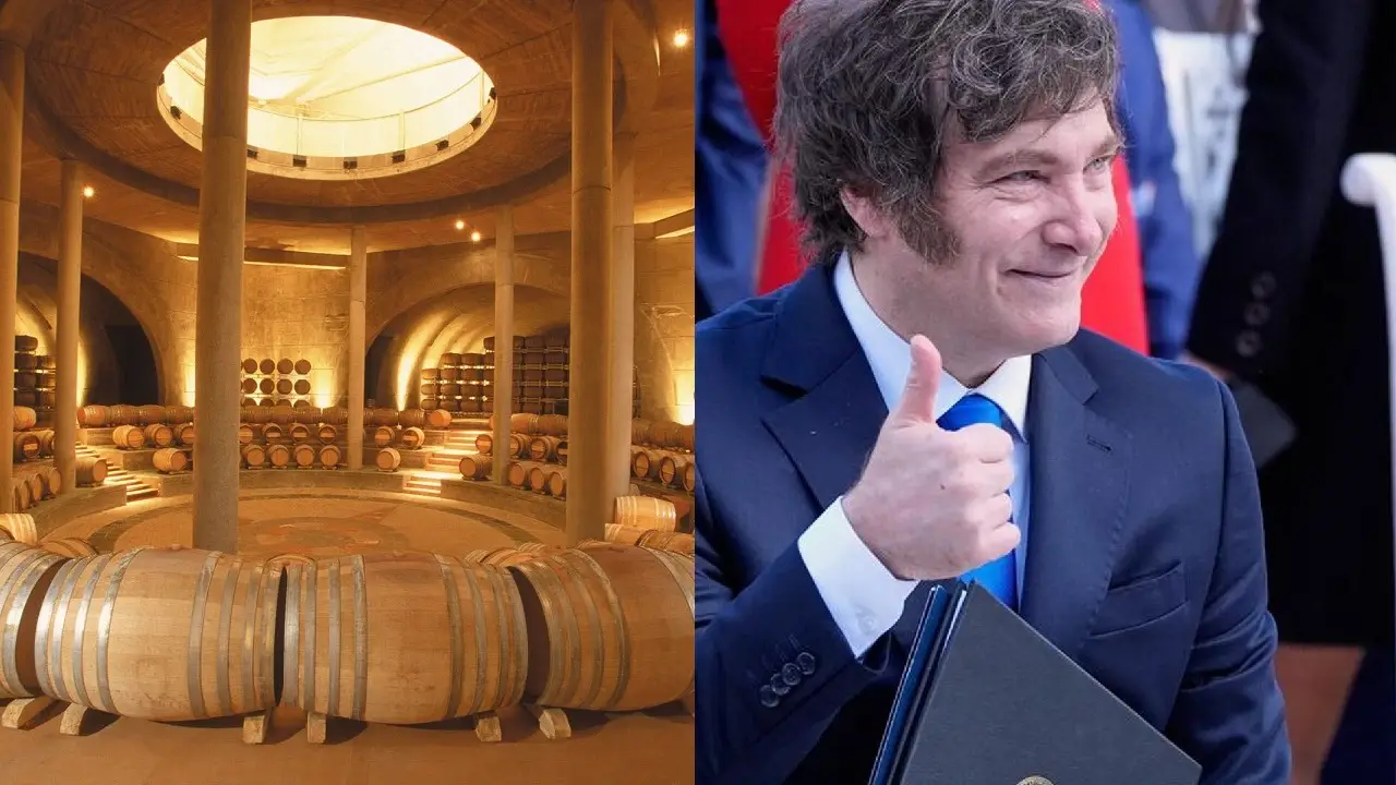 Bodega y Javier Milei