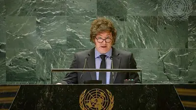 Javier Milei en la ONU Javier Milei en la ONU