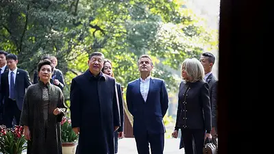 Xi se reúne con Macron en el suroeste de China en un viaje inusual fuera de Pekín Xi se reúne con Macron en el suroeste de China en un viaje inusual fuera de Pekín