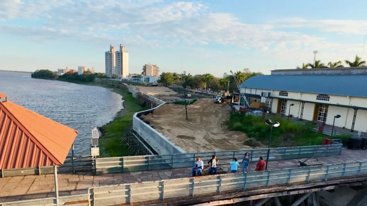 Formosa entra en la recta final de una obra clave: cómo es el muro que busca blindar la Costanera del Río Paraguay