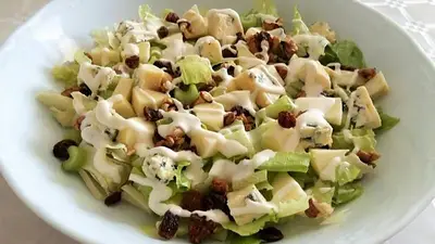 Ensalada Waldorf. Ensalada Waldorf.