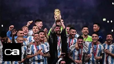 La Selección Argentina con la Copa en Qatar 2022. La Selección Argentina con la Copa en Qatar 2022.