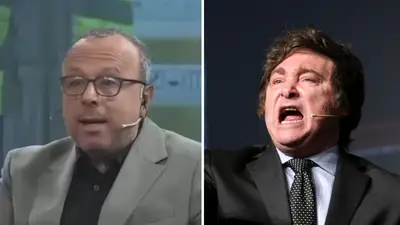 Antonio Aracre y Javier Milei Antonio Aracre y Javier Milei