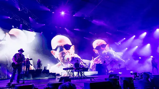 Acompañado por la imagen de Evita, el Indio envió un emotivo mensaje | Música