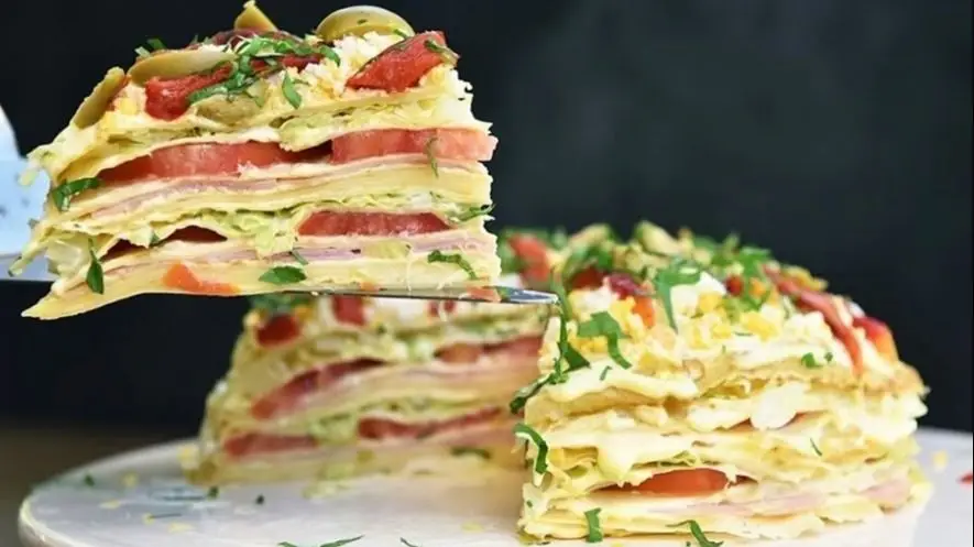 torre de panqueques.