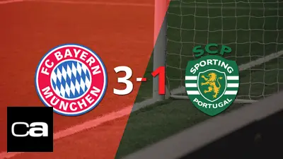 Bayern Múnich logra una victoria de 3-1 sobre Sporting Lisboa Bayern Múnich logra una victoria de 3-1 sobre Sporting Lisboa