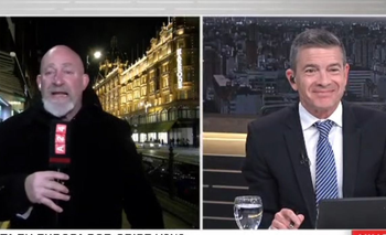 Christian Martin derrapó en LN+ y trató de "cabaretera" a la mujer de Perón | Video