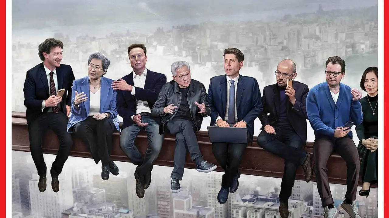Quiénes son los "arquitecto de la IA", la nueva personalidad del año 2025 según la revista Time