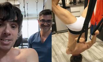 La impactante foto de Robertito y la alerta de su kinesiólogo: "No lo hagas más" | Farándula