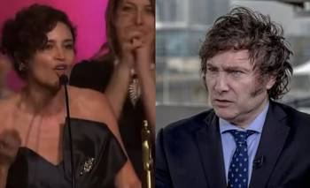 Julia Mengolini destrozó al gobierno de Javier Milei en los Martín Fierro | Televisión 