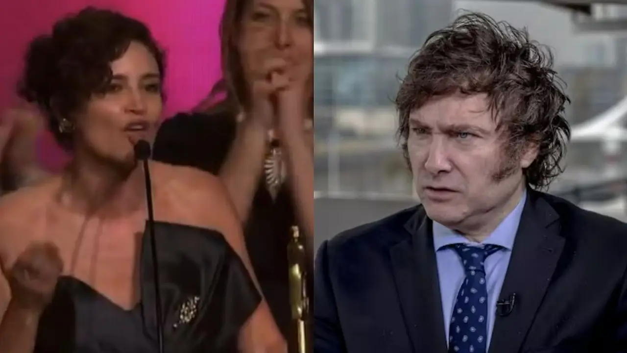 Julia Mengolini destrozó al gobierno de Javier Milei en los Martín Fierro