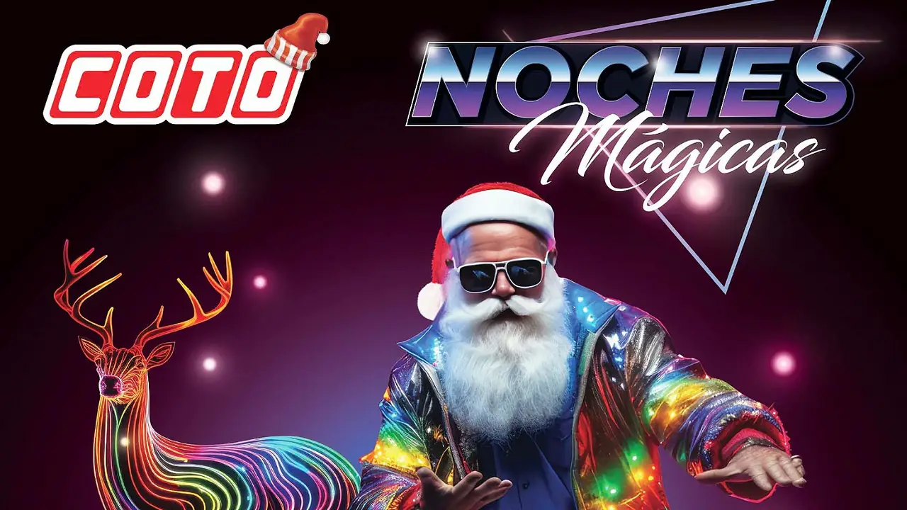 Campaña Noches Mágicas de COTO con promociones especiales para las compras de fin de año.