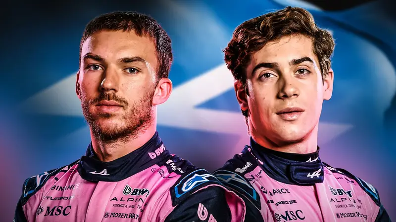 Pierre Gasly y Franco Colapinto.