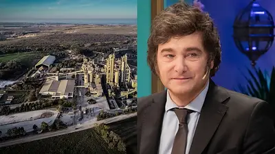 Fábrica de cemento y Javier Milei Fábrica de cemento y Javier Milei