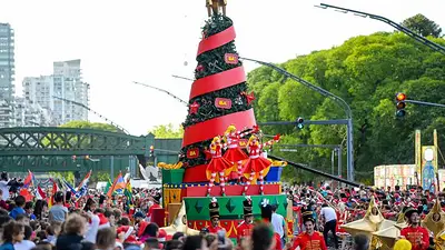 desfile navideño. desfile navideño.