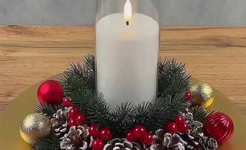 Cómo hacer un centro de mesa para Navidad sin gastar dinero | Navidad