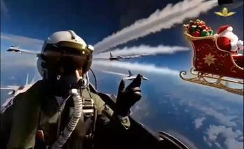 Papá Noel con los aviones F-16: el insólito mensaje de Navidad de la Fuerza Aérea | Ministerio de defensa