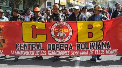 La COB lanza un paro en rechazo a la quita del subsidio a los combustibles La COB lanza un paro en rechazo a la quita del subsidio a los combustibles