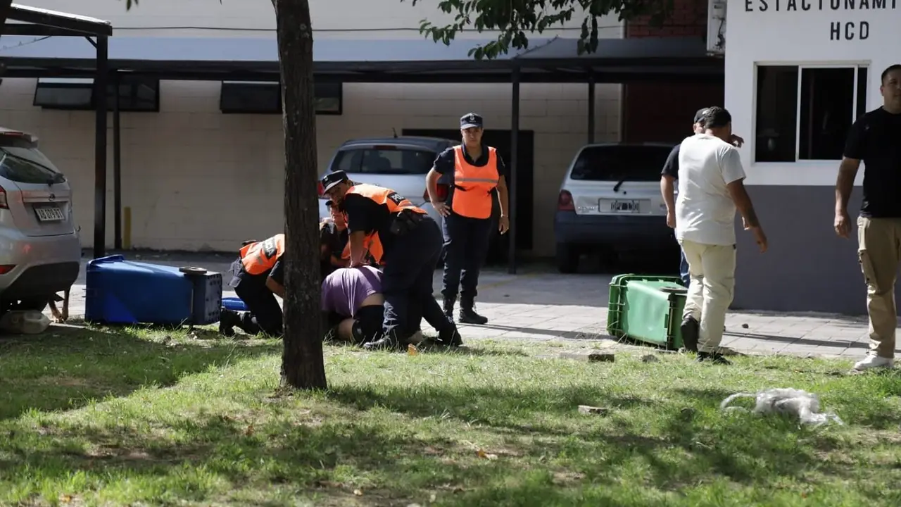 “Trapitos” rechazan el estacionamiento medido e intentaron entrar al Concejo Deliberante