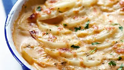 Papas a la crema Papas a la crema