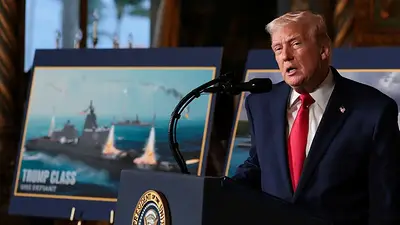 Trump anuncia acorazados "clase Trump" y presiona a los contratistas de defensa por sobrecostes Trump anuncia acorazados "clase Trump" y presiona a los contratistas de defensa por sobrecostes