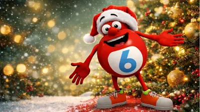 Logo del Quini 6 con árbol de Navidad Logo del Quini 6 con árbol de Navidad
