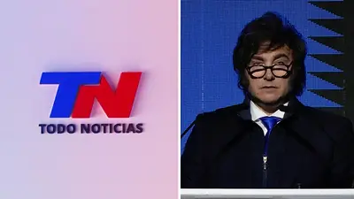 TN y Javier Milei TN y Javier Milei