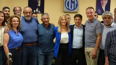 Con críticas al modelo de Milei, la CGT dio un fuerte respaldo a Kicillof: "Importante rol" Con críticas al modelo de Milei, la CGT dio un fuerte respaldo a Kicillof: "Importante rol"