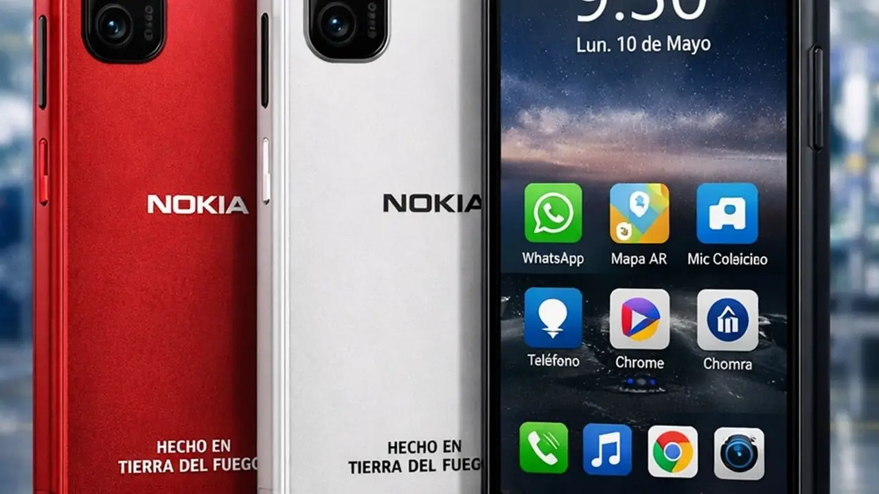 Nokia 5230 modelo 2026 hecho con Inteligencia Artificial