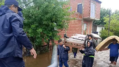 El desborde del río Riachuelo causó inundaciones en zonas que antes no se inundaban. (Foto: Infobae). El desborde del río Riachuelo causó inundaciones en zonas que antes no se inundaban. (Foto: Infobae).