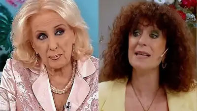 A la izquierda, Mirtha Legrand; a la derecha, Julia Zenko. A la izquierda, Mirtha Legrand; a la derecha, Julia Zenko.