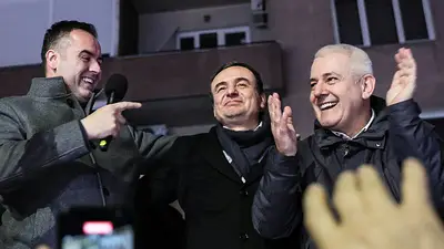 El primer ministro kosovar en funciones promete formar Gobierno pronto tras ganar las elecciones El primer ministro kosovar en funciones promete formar Gobierno pronto tras ganar las elecciones