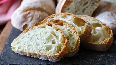Pan ciabatta Pan ciabatta