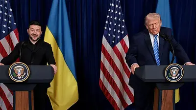 Zelenski aborda con Trump la presencia de tropas estadounidenses en Ucrania Zelenski aborda con Trump la presencia de tropas estadounidenses en Ucrania